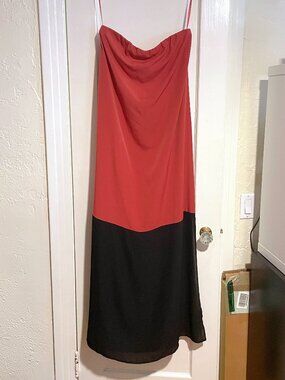 Loft strapless maxi tube dress, built in bra